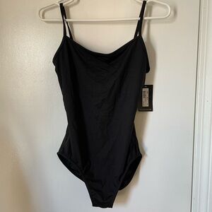 Bloch Black Nejor Camisole Ballet Leotard